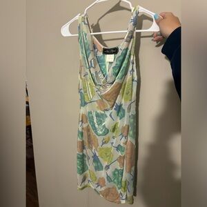 Zone Bleue Paris velvet mini dress